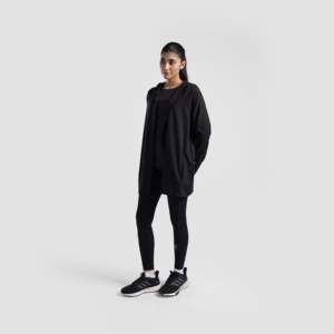 เสื้อคลุมผ้าถักสีดำ - Product Image 4