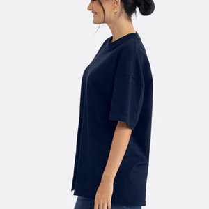 Camisetas de algodón/poliéster para hombre, agrega tu logo, imagen o texto en una camiseta oversize de nivel superior. - Product Image 4