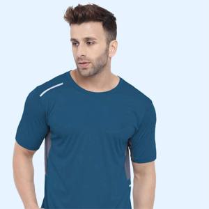 T-shirts athlétiques personnalisés pour hommes | T-shirt léger de performance pour la course et le fitness | T-shirt de sport à manches courtes à séchage rapide - Product Image 4