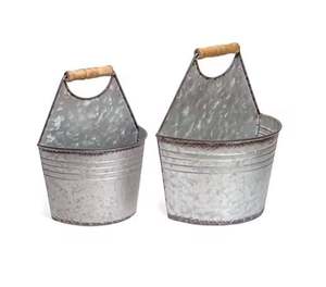 Jardinières galvanisées faites à la main Conteneur d'herbes pour la décoration de jardin à la maison Jardinières suspendues à un prix abordable - Product Image 4