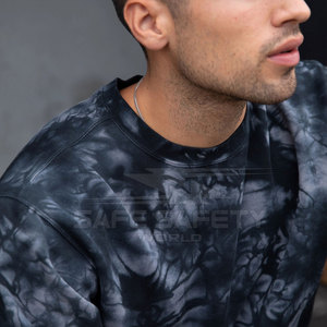 Sweat-shirt respirant en molleton mélange polyester/coton pour homme, léger, personnalisable, meilleur prix, vente en gros d'usine, faible MOQ - Product Image 6