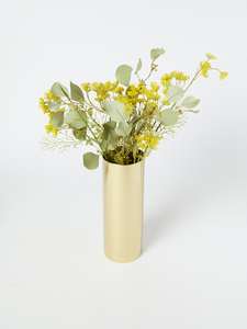 Vase à fleur cylindrique fantaisie en acier inoxydable Offre Spéciale pour dessus de table bol de Vase à fleur cylindrique en acier galvanisé or personnalisé - Product Image 2