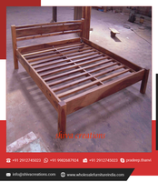 Ensemble de chambre à coucher en bois massif, design moderne, sur mesure, vente en gros, Shiva BD--020