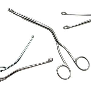 Pinzas de Cocodrilo Reutilizables de Acero Inoxidable Profesional, Instrumento Quirúrgico Manual para Otorrinolaringología, Cumple con las Normas Médicas - Product Image 2