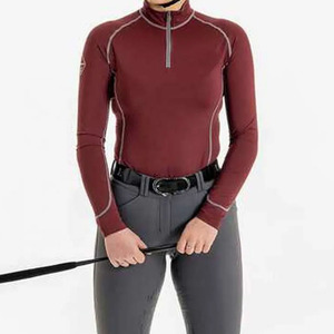 Precio al por mayor Nuevo estilo Personalizar Ropa de caballo Capa base Camisas de espectáculo ecuestre de manga larga de moda - Product Image 5