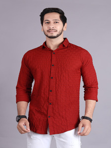 เสื้อเชิ้ตลำลองสำหรับผู้ชายผ้าระบายอากาศได้ดีดีไซน์เนอร์ - Product Image 3