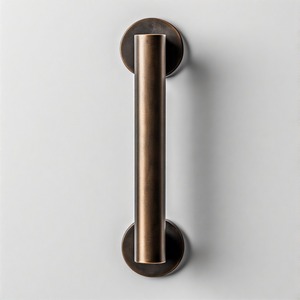 Manija de diseño AristoTouch, manija de puerta antigua de latón macizo Vintage de lujo con elegante grabado Floral para decoración clásica del hogar - Product Image 2