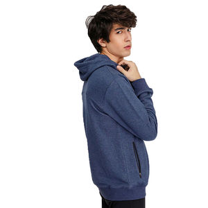 เสื้อฮู้ดซิปใส่ได้ทั้งชายและหญิงเสื้อสเวตเตอร์ฝรั่งเศสผ้าเกล็ดปลามีฮู้ดลายลิงซักได้แบบปล่อยชายเสื้อ - Product Image 6