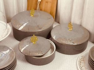 Azucarera y Lechera de Diseño Árabe Moderno para Servir Chocolate en Mesas de Comedor, Dormitorio, Sala de Estar, Restaurante - Product Image 3