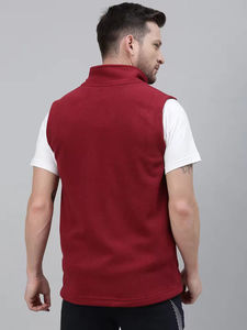 OEM personnalisé hiver chaud épais hommes Gillet coupe-vent sans manches veste Gilets respirant grande taille hommes gilets Logo taille personnalisée - Product Image 4