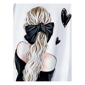 Sweat-shirt imprimé décontracté pour femmes Sweat-shirt ample de grande taille Sweatshirts pour femmes imprimés personnalisés et vierges - Product Image 4