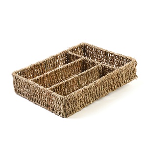Cesta para Cubiertos de Pasto Marino, Bandeja para Cubiertos de Seagrass, Precio Económico, Cestas para Utensilios - Product Image 3