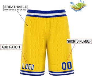 Pantalones Cortos Deportivos de Alta Calidad, Pantalones Cortos de Malla, Pantalones Cortos de Baloncesto de Poliéster, Pantalones Cortos Deportivos con Bolsillo Personalizados para Hombre - Product Image 3