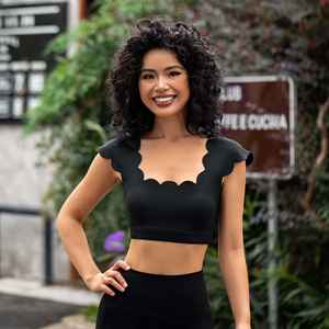 2025 New Women's Yoga <b>Tank</b> <b>Top</b> and High-Waisted Shorts Set with <b>Lace</b> Design Quick-Dry Gym Wear for Fitness for Summer - Product Image 4