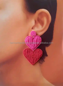 ต่างหูโลหะดีไซน์งานโมเสคสำหรับผู้หญิงชุดปาร์ตี้ใช้ในราคาส่งออกจากอินเดีย - Product Image 3