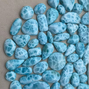 Larimar Cabochon Gemstone para curar Loose Wholesale Larimar Lot Piedras preciosas pulidas hechas a mano de alta calidad para la fabricación de joyas - Product Image 5