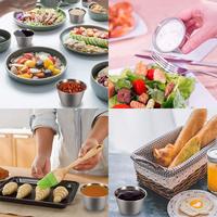 Bol à sauce en acier inoxydable doré pour la vente en gros – Idéal pour la sauce, la confiture et les coupes de sushi