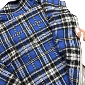 Service OEM en gros – Sweat-shirt réversible à motif écossais, 100 % coton, épais et surdimensionné, avec fermeture éclair pour homme - Product Image 5