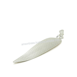 Manufacturer Wholesaler Religious Eco-friendly Nickel Plated Aluminium Curve Design Modern Art Antique Decorative Incense Holder - Product Image 5