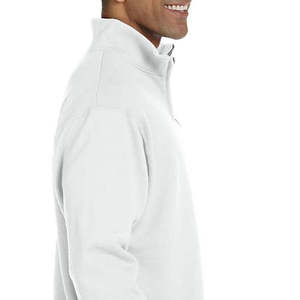 Sweat à capuche unisexe personnalisé en molleton 100 % coton, décontracté, à séchage rapide, avec fermeture éclair quart de tour, meilleure qualité, prix bas, couleur personnalisée, service OEM - Product Image 3