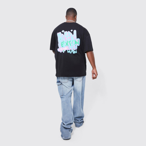 T-shirt Oversize Imprimé 3D en Relief de Haute Qualité, Respirant, Design Personnalisé, 100% Coton, Streetwear, Vente en Gros, T-shirt Graphique – Offre Spéciale - Product Image 5