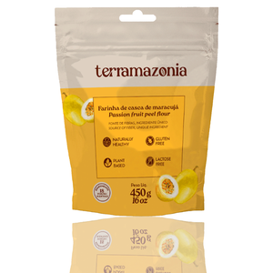 Harina de Cáscara de Maracuyá Terramazonia 450g, Dulce, Naturalmente Saludable, Sin Gluten, a Base de Plantas, Sin Lactosa, en Bolsa - Product Image 2