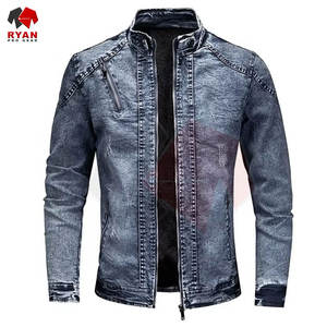 Veste en jean personnalisée Ryan Pro Gear pour hommes, tissu confortable et respirant avec logo personnalisé, design OEM - Product Image 1