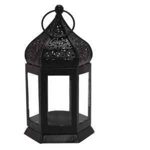 Lanterne à bougie chauffe-plat élégante pour mariage et fête, lanterne en métal de style classique pour la maison, support décoratif pour bougie - Product Image 4