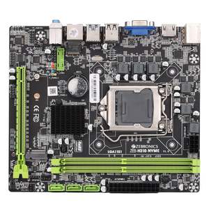 Carte mère ZEBRONICS Z310 ITX LGA 1155 Chipset Intel DDR3 16 Go Double VGA M.2 Ethernet PS2 USB 2.0 SATA Bureau - Product Image 1