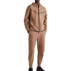 Survêtements de haute qualité respirants avec logo personnalisé pour hommes Vêtements de sport de haute qualité Jogging Ensemble deux pièces Survêtement décontracté pour hommes - Product Image 1