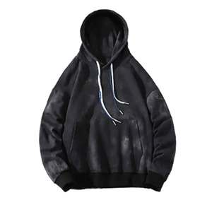 Sudadera con capucha Tie-Dye con doble cordón, jersey de calle Unisex con cordones de dos tonos y diseño de salpicaduras coloridas, envío DDP - Product Image 4