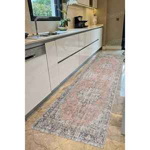 Geometric Printed <b>Rug</b>, <b>Chenille</b>, Oushak, Accent, Non-Slip, Medallion, Turkish, Bohemian, Housewarming,<b>Chenille</b> <b>Rug</b> - Product Image 5