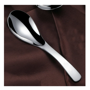 Cuillère à soupe élégante en acier argenté pour artisanat couverts à dîner pour hôtel et restaurant articles de vaisselle cuillère en acier miroir vente à chaud - Product Image 2
