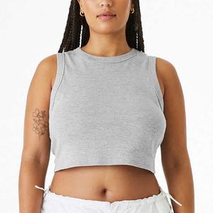 Bella Canvas 6682 6682 Tank Top Bella Canvas Hanging Crop Tank Camiseta sin mangas para mujer - Product Image 3
