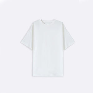 T-shirt personnalisé sérigraphié T-shirt épais 230gsm 100% coton T-shirt uni pour hommes T-shirts surdimensionnés pour hommes - Product Image 1