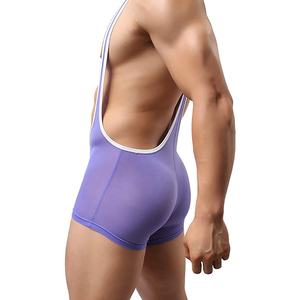 Prix de gros sur mesure de la plus haute qualité respirant OEM ODM hommes maillots de lutte par des industries incroyables - Product Image 6