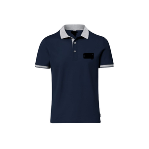 Polo para hombre de alta calidad, diseño de logotipo personalizado, verano, 210gsm, ropa de calle transpirable, Polo impreso personalizado, sublimación Oem - Product Image 4