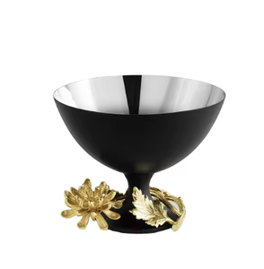 Bols de bonne qualité plat rond en forme d'argent poli bol à chocolat nouveaux bols de service en métal solide élégants Top tendance - Product Image 5