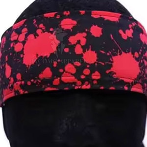 Bandanas étnicas de algodón personalizables de calidad superior Patrón sólido Diademas de Paintball para frescura en el campo Manténgase seco en cada juego - Product Image 5