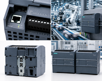 Módulo de CPU PLC S7 1200 6ES7214-1AG40-0XB0, Control de Automatización Industrial con Interfaz Ethernet RS485 para Programación de PLC