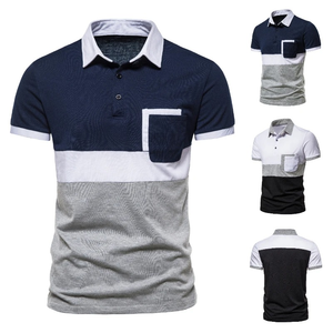 Moda de hombre para cuello POLO Camisa de lino de algodón Camisetas transpirables con bolsillo 100% algodón para la temporada de otoño - Product Image 4