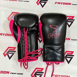 Gants de boxe d'entraînement personnalisés de haute qualité en cuir véritable Gants de boxe d'entraînement personnalisés Logo personnalisé Gants de combat - Product Image 3