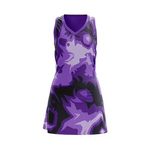 Uniforme de netball au design unique le plus vendu de qualité supérieure avec logo professionnel imprimé par le fabricant, option de taille plus disponible - Product Image 5