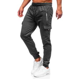 OEM/ODM Oversized Streetwear Wide-Leg Running Pants Men's Loose Fit Casual Sweatpants Street Style Joggers Sweatpants for Men - Product Image 3