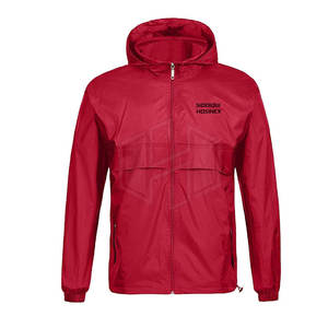 Chaqueta Cortavientos de Invierno con Capucha y Logotipo Frontal, Estilo Moderno, Precio de Mayoreo Más Vendida - Product Image 1