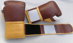 Gants de boxe en cuir PU imperméable avec logo personnalisé pour l'entraînement au Muay Thai, 10 oz et 16 oz - Product Image 6