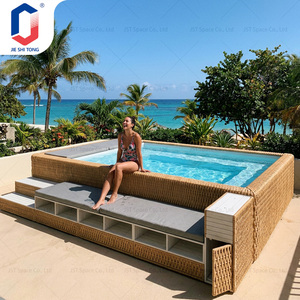 Piscina Portátil Prefabricada con Estructura de Fibra de Vidrio para Jardín, Hotel o Resort - Product Image 2