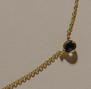 Collier pendentif délicat en topaze bleue de Londres, argent 925 plaqué or 14 carats, OEM ODM, vente en gros, Thaïlande - Product Image 1