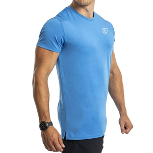 Ropa deportiva transpirable de talla grande para hombre, venta al por mayor, camisetas en blanco personalizadas para deportes, gimnasio, ejercicio - Product Image 1