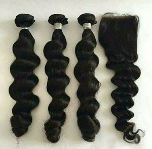 Vente en gros 10A paquets de cheveux indiens vierges bruts non transformés de haute qualité vison vendeurs d'usine d'extensions de cheveux humains - Product Image 3